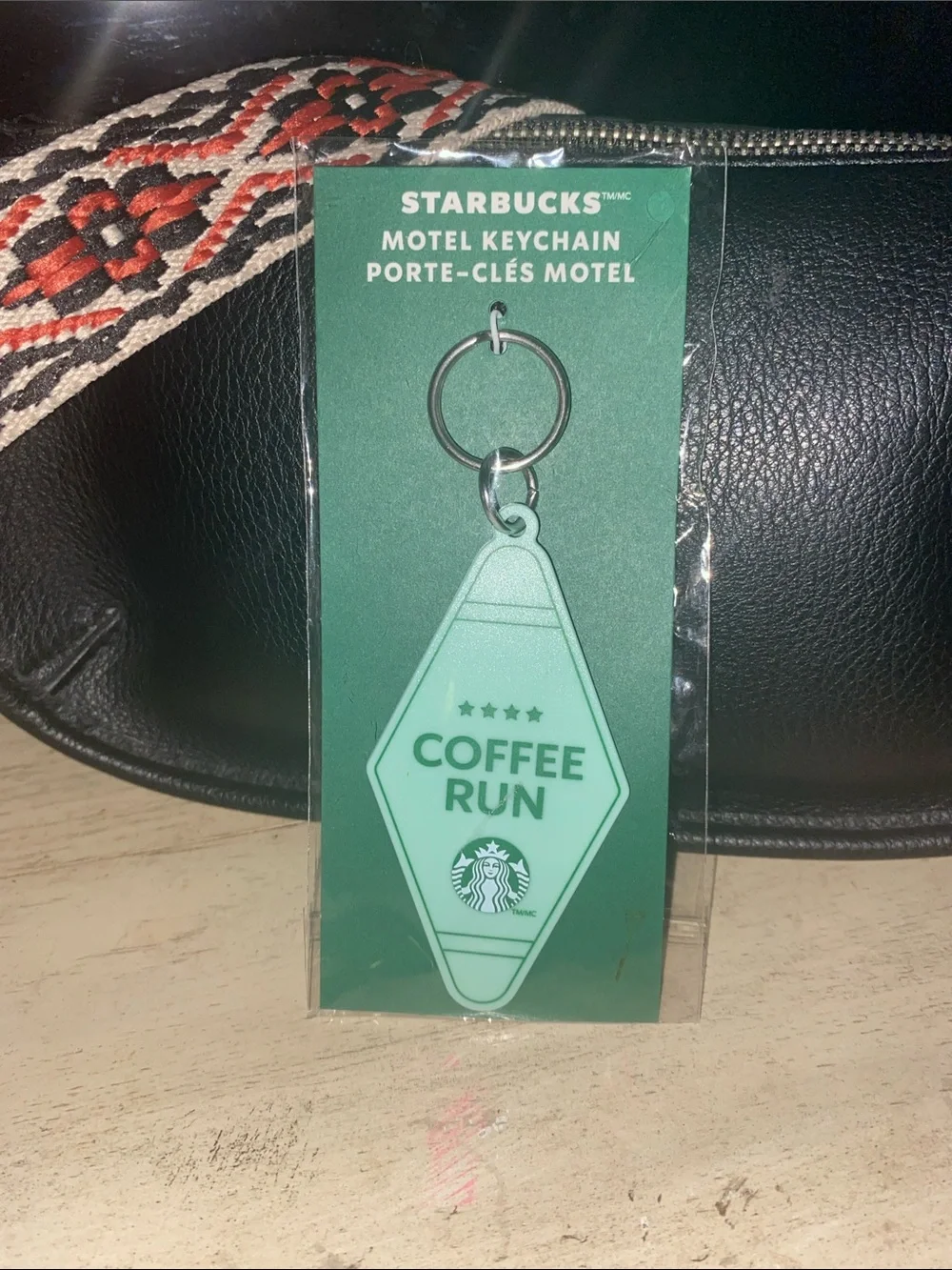 New Starbucks coffee ☕️ Keychain, Motel room key design, sea mist green